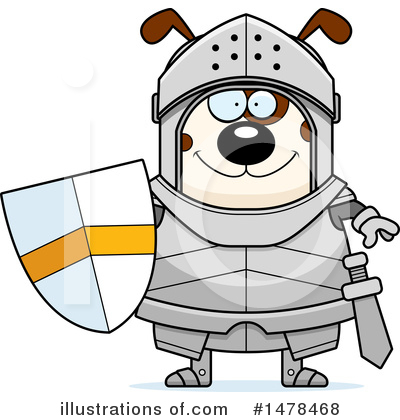 Royalty-Free (RF) Dog Knight Clipart Illustration by Cory Thoman - Stock Sample #1478468