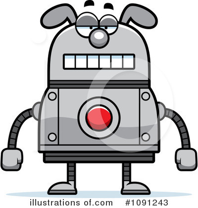 Dog Robot Clipart #1091243 by Cory Thoman