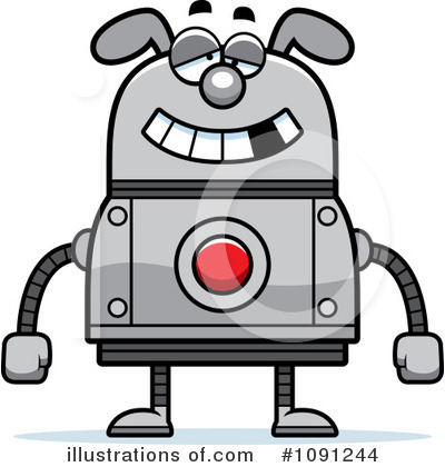 Royalty-Free (RF) Dog Robot Clipart Illustration by Cory Thoman - Stock Sample #1091244