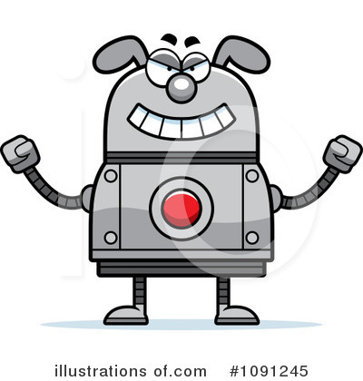 Robot Clipart #1091245 by Cory Thoman