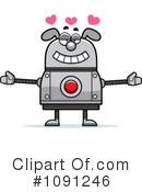 Dog Robot Clipart #1091246 by Cory Thoman