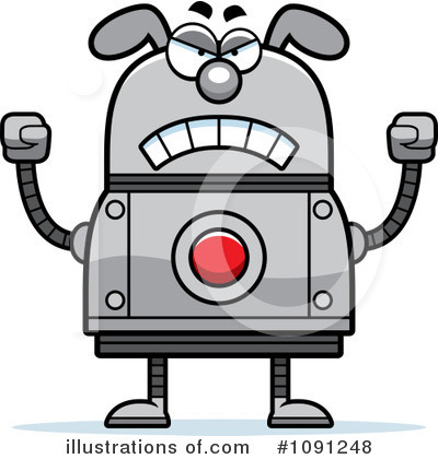 Dog Robot Clipart #1091248 by Cory Thoman