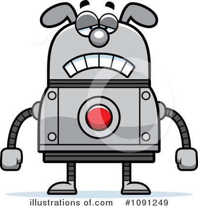 Dog Robot Clipart #1091249 by Cory Thoman