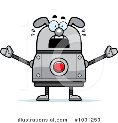Royalty-Free (RF) Dog Robot Clipart Illustration by Cory Thoman - Stock Sample #1091250