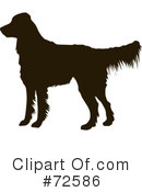 Dog Silhouette Clipart #72586 by pauloribau