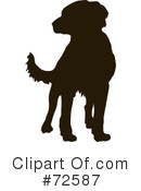 Dog Silhouette Clipart #72587 by pauloribau