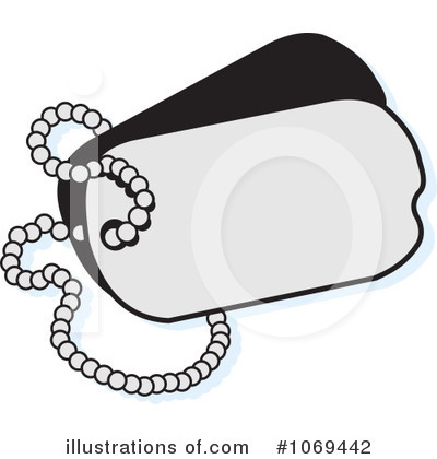 Royalty-Free (RF) Dog Tags Clipart Illustration by Johnny Sajem - Stock Sample #1069442