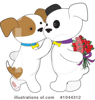 Puppy Love Clipart #1044312 by Maria Bell