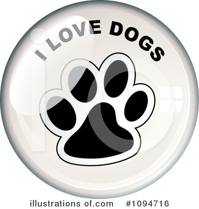 Paw Prints Clipart #1094716 by michaeltravers