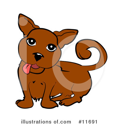 Royalty-Free (RF) Dogs Clipart Illustration by AtStockIllustration - Stock Sample #11691