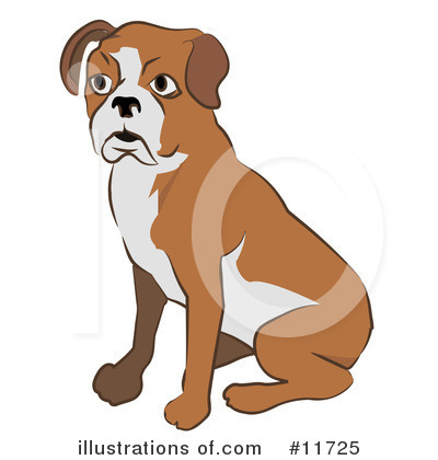 Boxer Dog Clipart #11725 by AtStockIllustration