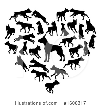 Royalty-Free (RF) Dogs Clipart Illustration by AtStockIllustration - Stock Sample #1606317
