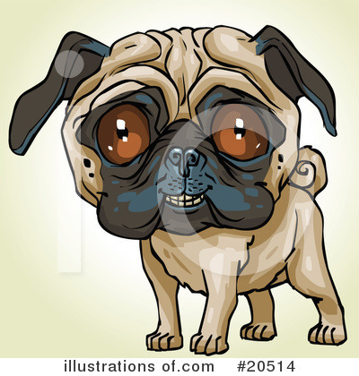 Pug Clipart #20514 by Tonis Pan
