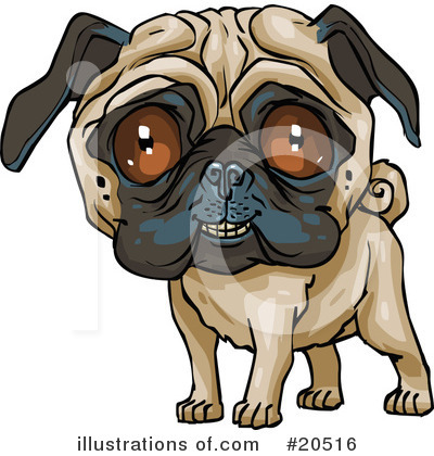 Pug Clipart #20516 by Tonis Pan