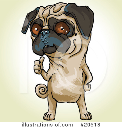 Pug Clipart #20518 by Tonis Pan
