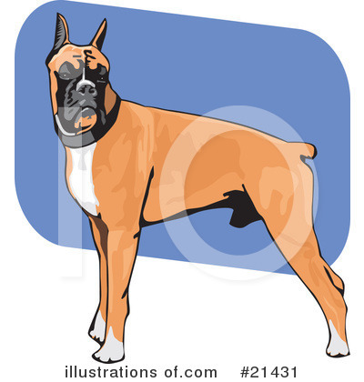 Boxer Dog Clipart #21431 by David Rey
