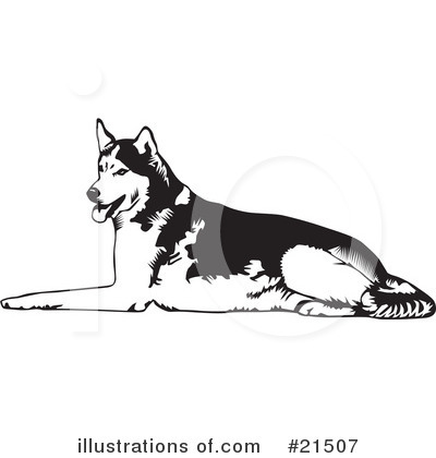 Royalty-Free (RF) Dogs Clipart Illustration by David Rey - Stock Sample #21507