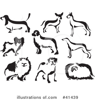 Royalty-Free (RF) Dogs Clipart Illustration by Prawny - Stock Sample #41439