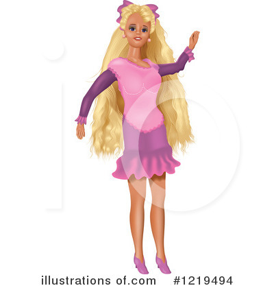 Royalty-Free (RF) Doll Clipart Illustration by dero - Stock Sample #1219494
