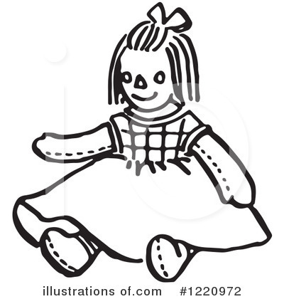 Royalty-Free (RF) Doll Clipart Illustration by Picsburg - Stock Sample #1220972