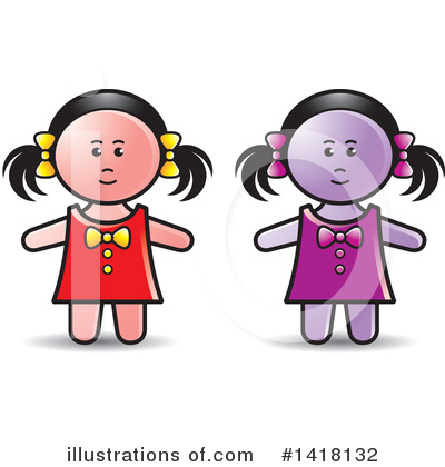 Royalty-Free (RF) Doll Clipart Illustration by Lal Perera - Stock Sample #1418132