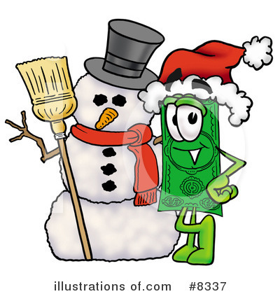 Royalty-Free (RF) Dollar Bill Clipart Illustration by Mascot Junction - Stock Sample #8337