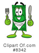 Dollar Bill Clipart #8342 by Mascot Junction