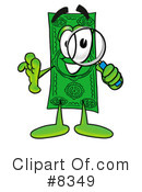 Dollar Bill Clipart #8349 by Mascot Junction