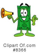 Dollar Bill Clipart #8366 by Mascot Junction