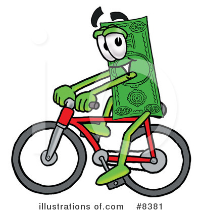 Royalty-Free (RF) Dollar Bill Clipart Illustration by Mascot Junction - Stock Sample #8381