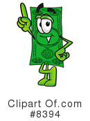 Dollar Bill Clipart #8394 by Mascot Junction