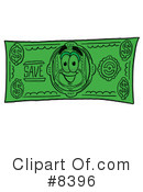 Dollar Bill Clipart #8396 by Mascot Junction