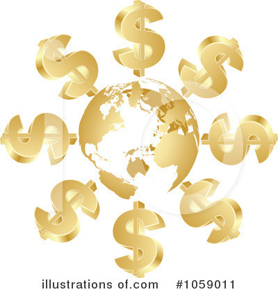 Dollars Clipart #1059011 by Andrei Marincas