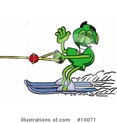 Water Skiing Clipart #10071 by Mascot Junction