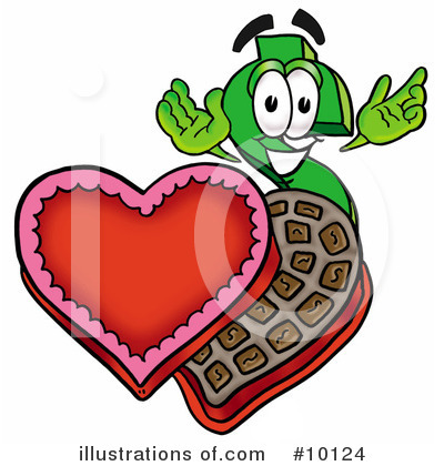 Royalty-Free (RF) Dollar Sign Clipart Illustration by Mascot Junction - Stock Sample #10124