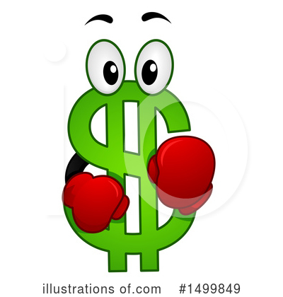 Royalty-Free (RF) Dollar Symbol Clipart Illustration by BNP Design Studio - Stock Sample #1499849