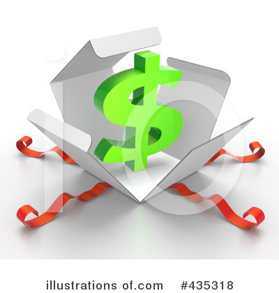Royalty-Free (RF) Dollar Symbol Clipart Illustration by Tonis Pan - Stock Sample #435318