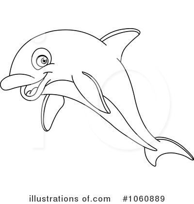 Royalty-Free (RF) Dolphin Clipart Illustration by yayayoyo - Stock Sample #1060889