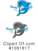 Dolphin Clipart #1081817 by Vector Tradition SM