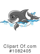 Dolphin Clipart #1082405 by Vector Tradition SM