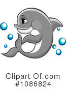 Dolphin Clipart #1086824 by Vector Tradition SM
