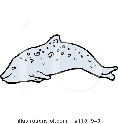 Royalty-Free (RF) Dolphin Clipart Illustration by lineartestpilot - Stock Sample #1151940
