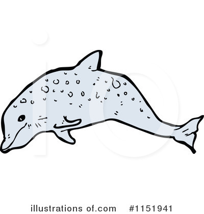 Royalty-Free (RF) Dolphin Clipart Illustration by lineartestpilot - Stock Sample #1151941