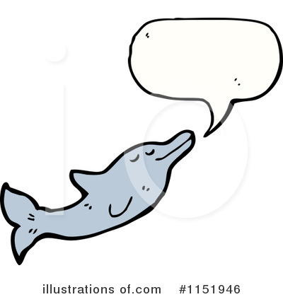 Royalty-Free (RF) Dolphin Clipart Illustration by lineartestpilot - Stock Sample #1151946