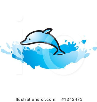 Dolphin Clipart #1242473 by Lal Perera