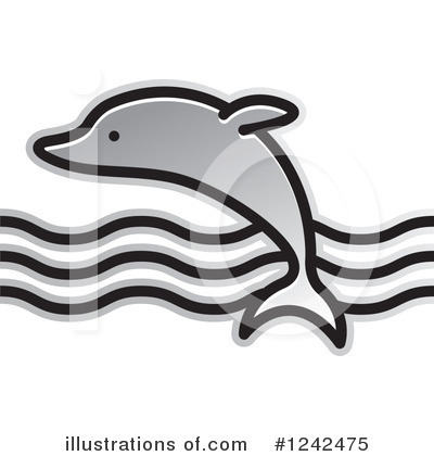 Dolphin Clipart #1242475 by Lal Perera