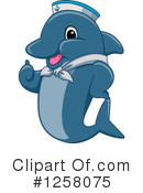 Dolphin Clipart #1258075 by BNP Design Studio