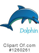 Dolphin Clipart #1260261 by Vector Tradition SM