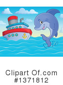 Dolphin Clipart #1371812 by visekart