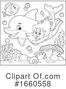 Dolphin Clipart #1660558 by visekart